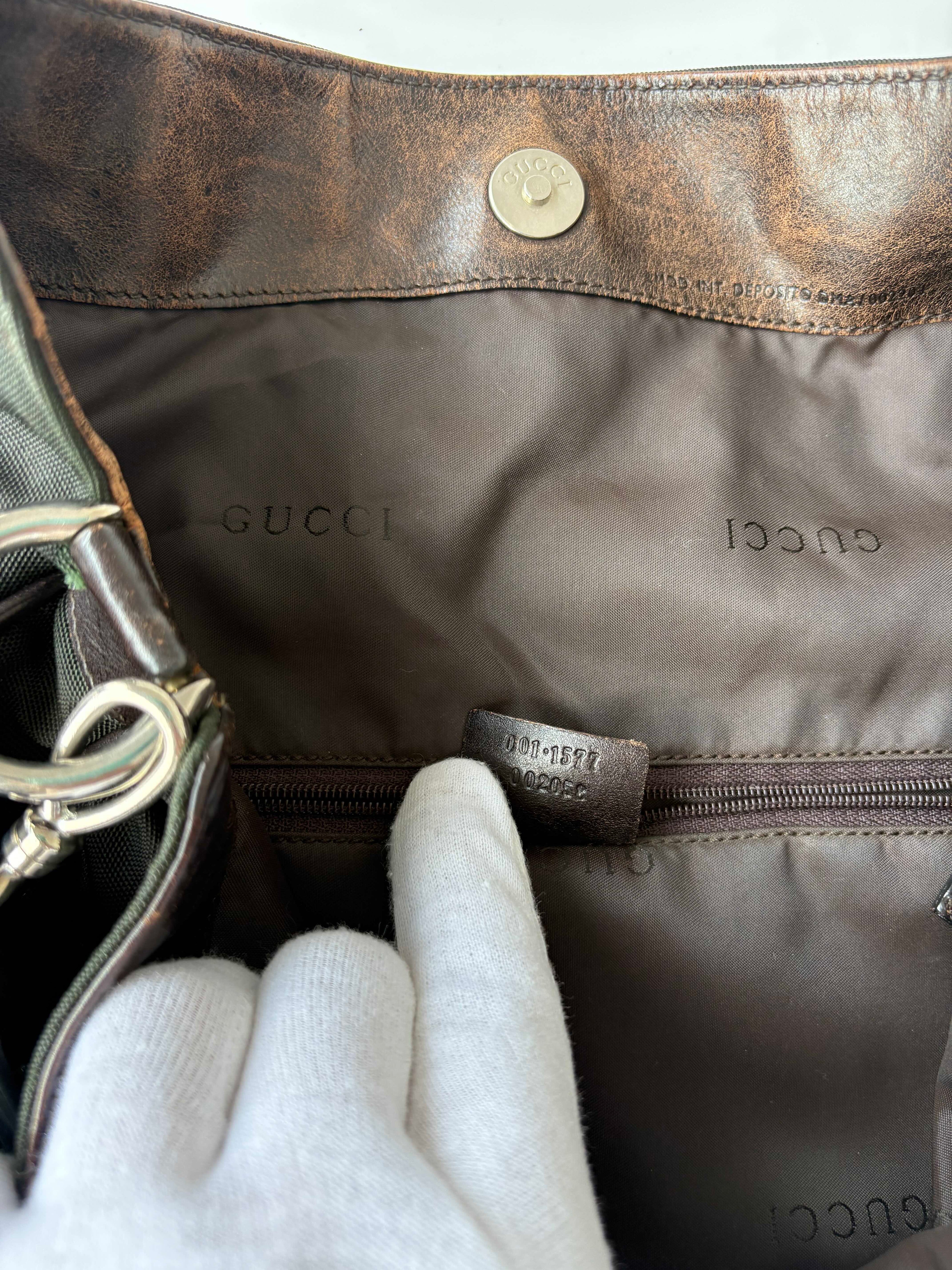 Gucci Bamboo Top-Handle bag in Nylon (Tom Ford era)
