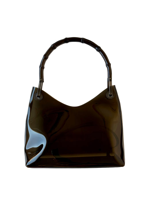 Rare Gucci Bamboo Vinyl Bag PVC (Tom Ford era)