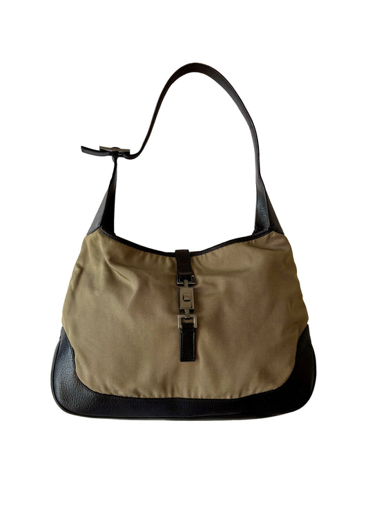 Vintage Gucci Jackie Hobo Bag in Nylon (Tom Ford Era)