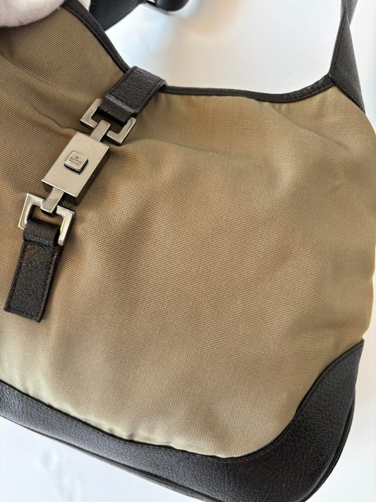 Vintage Gucci Jackie Hobo Bag in Nylon (Tom Ford Era)