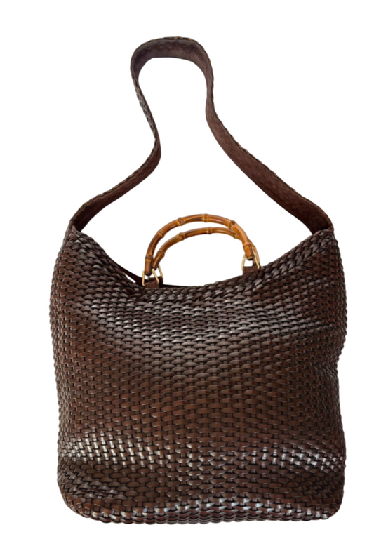 Gucci by Tom Ford SS1996 – Vintage Bamboo Bag Interaccio Leather