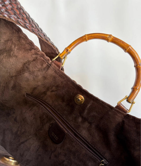Gucci by Tom Ford SS1996 – Vintage Bamboo Bag Interaccio Leather