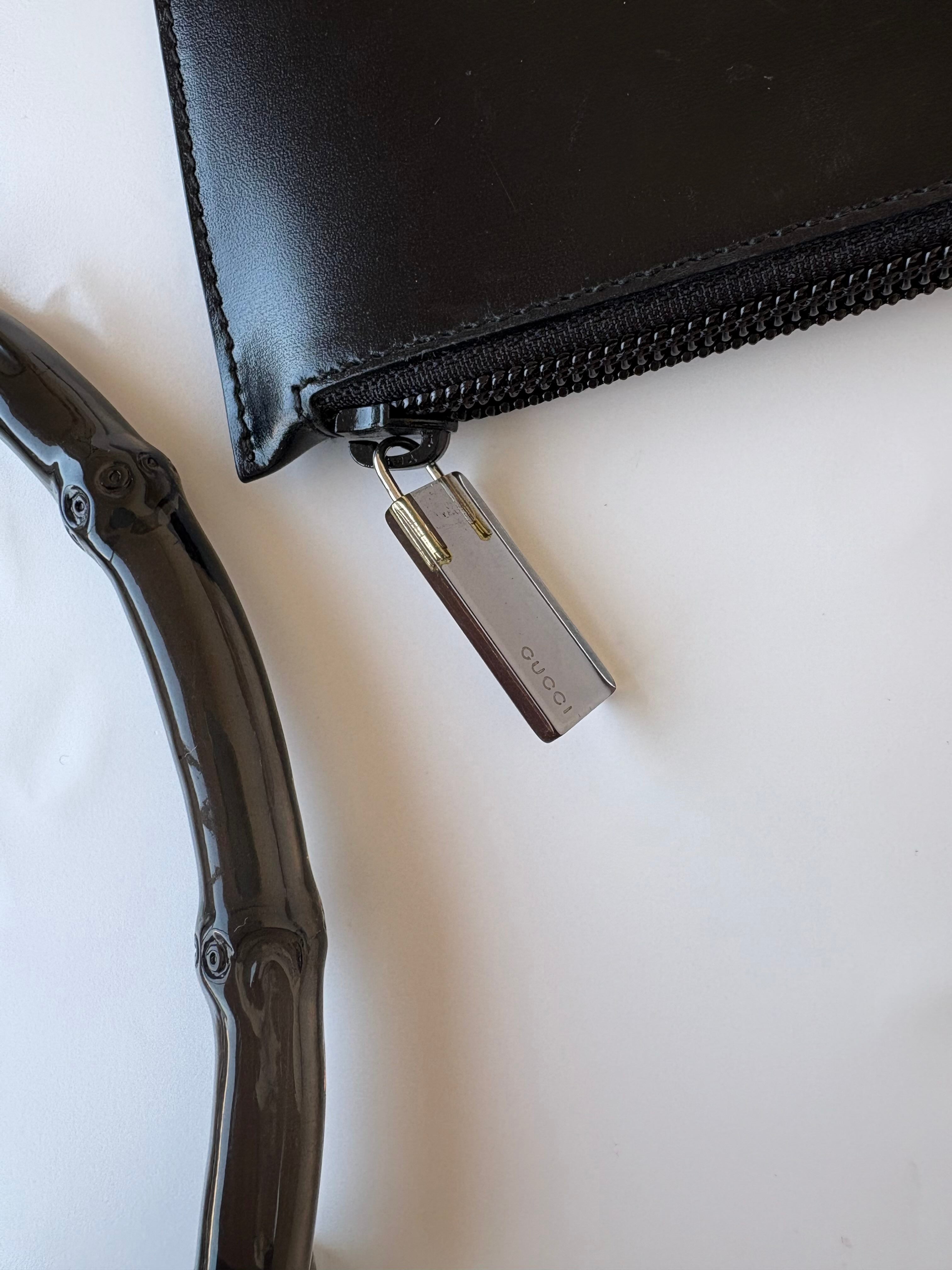 Rare Gucci Bamboo Vinyl Bag PVC (Tom Ford era)