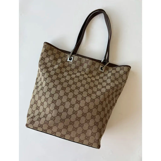 Vintage Gucci Monogram Tote Bag