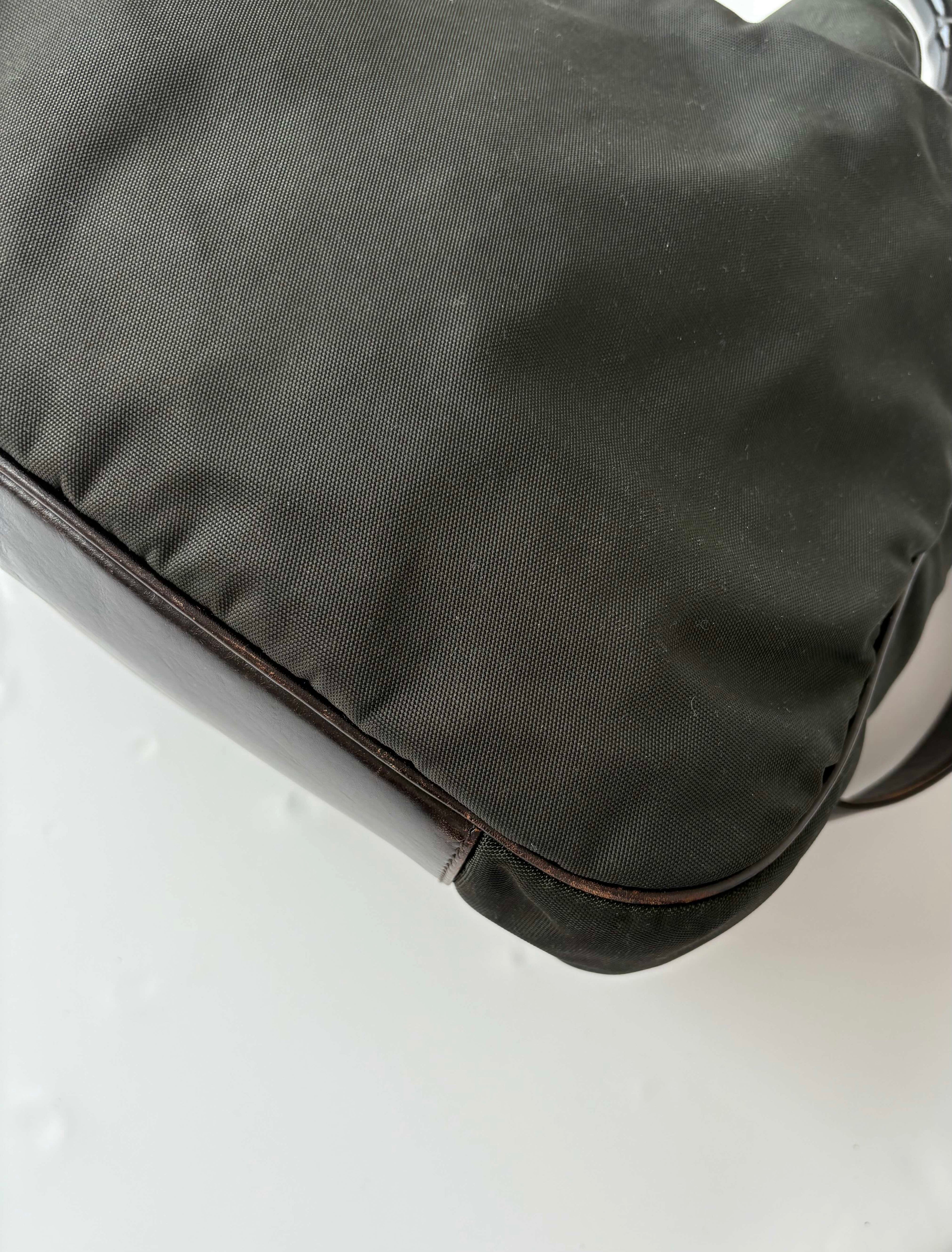 Gucci Bamboo Top-Handle bag in Nylon (Tom Ford era)