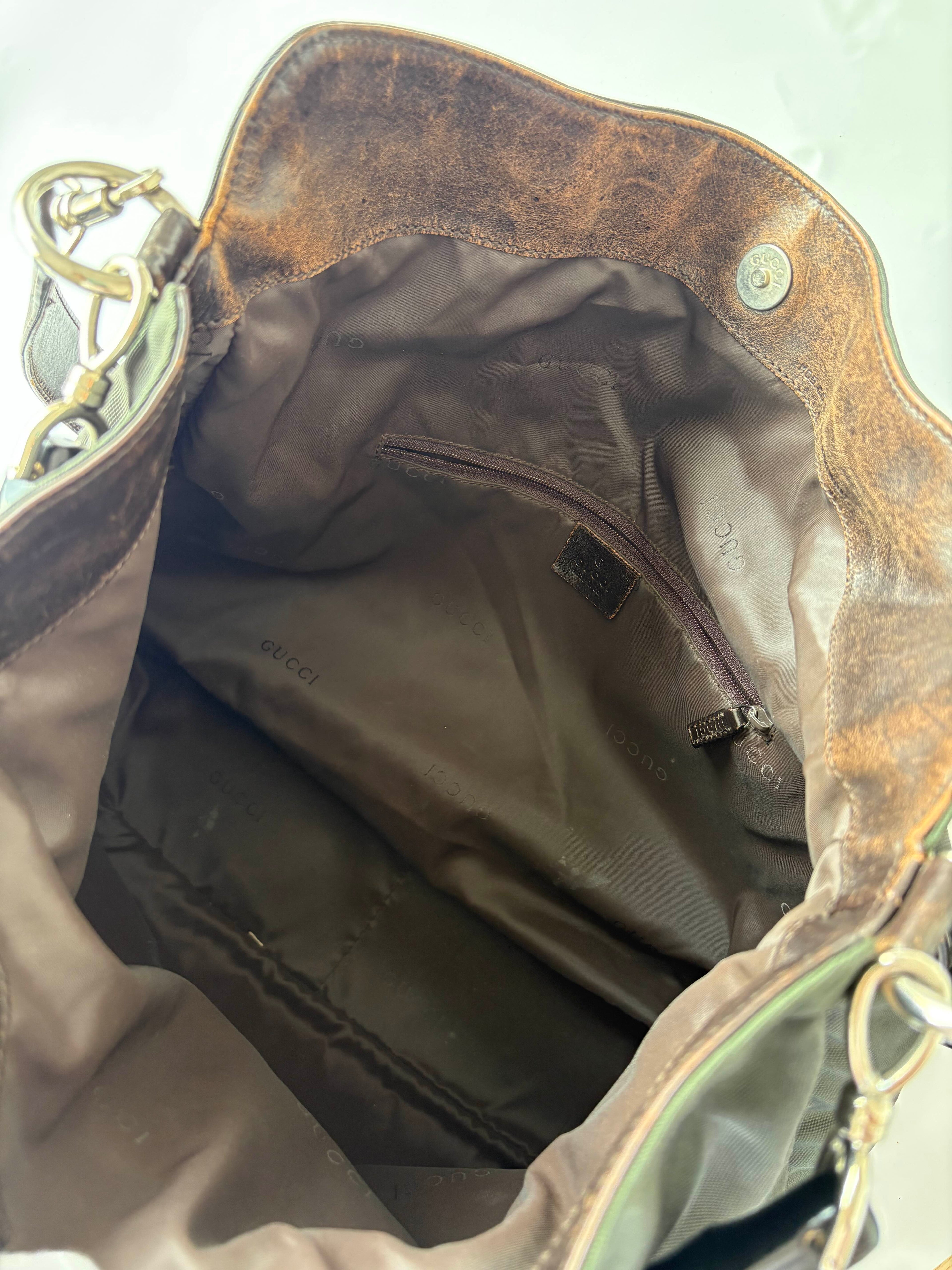 Gucci Bamboo Top-Handle bag in Nylon (Tom Ford era)