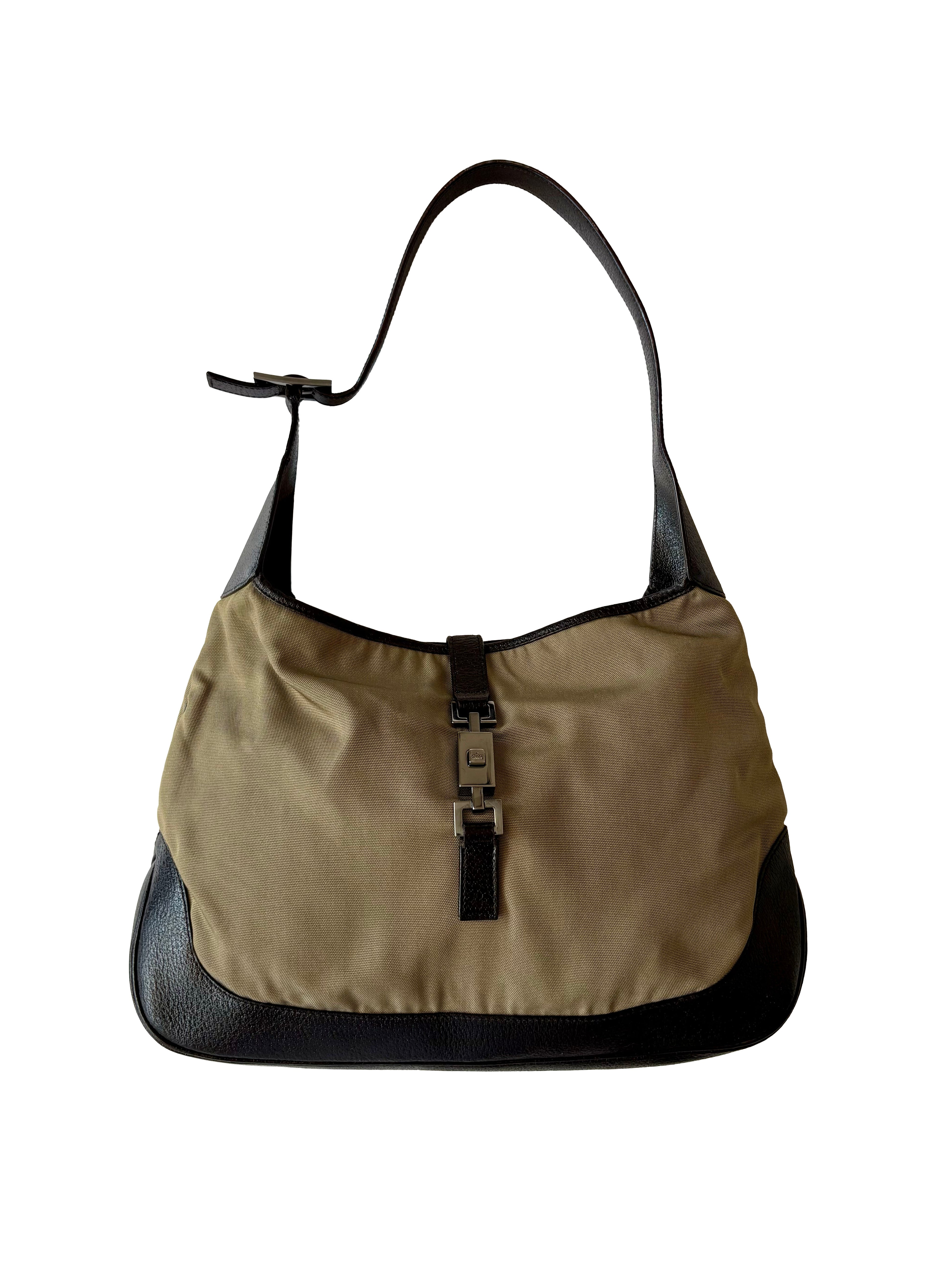 Vintage Gucci Jackie Hobo Bag in Nylon (Tom Ford Era)