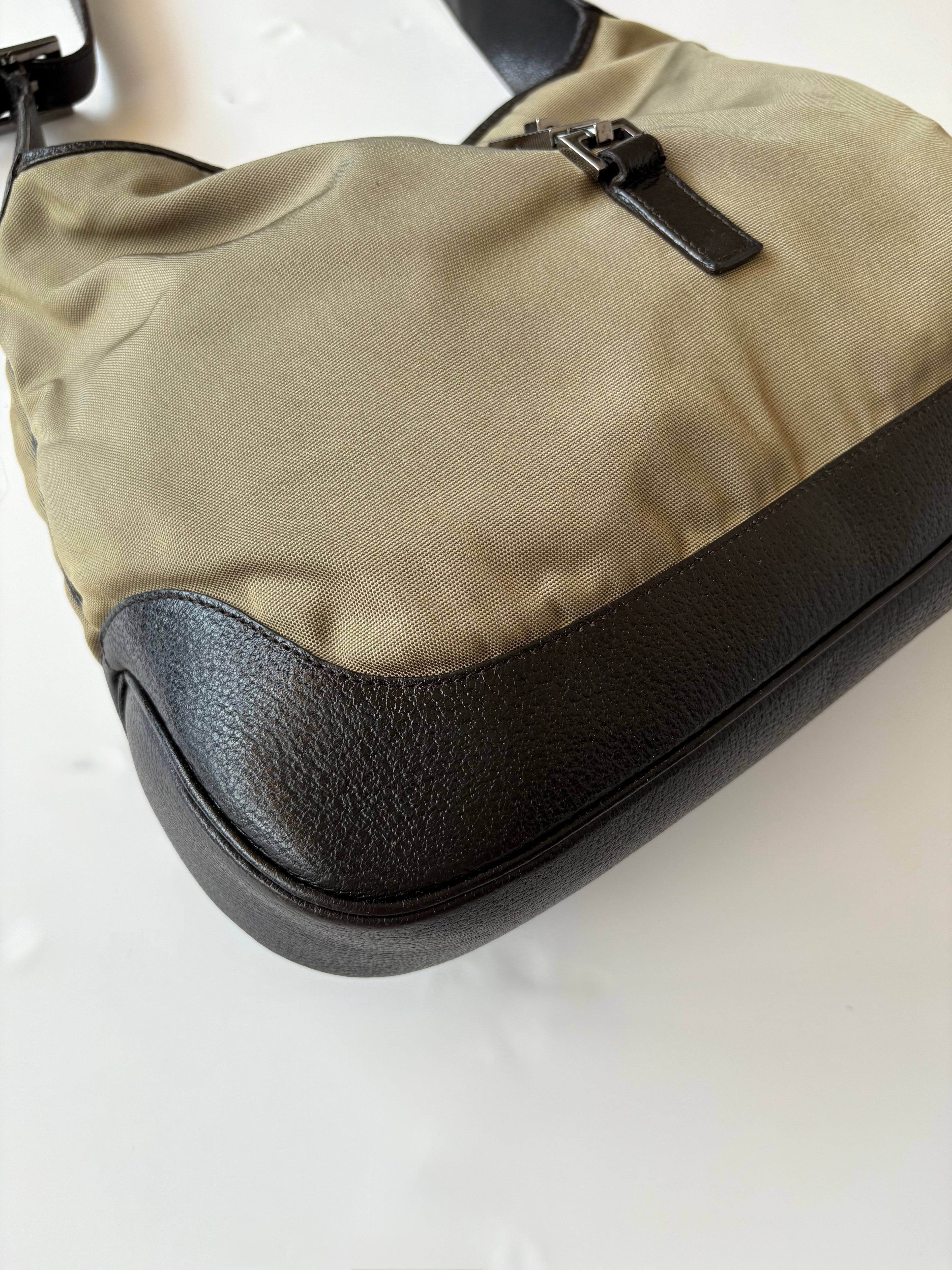 Vintage Gucci Jackie Hobo Bag in Nylon (Tom Ford Era)