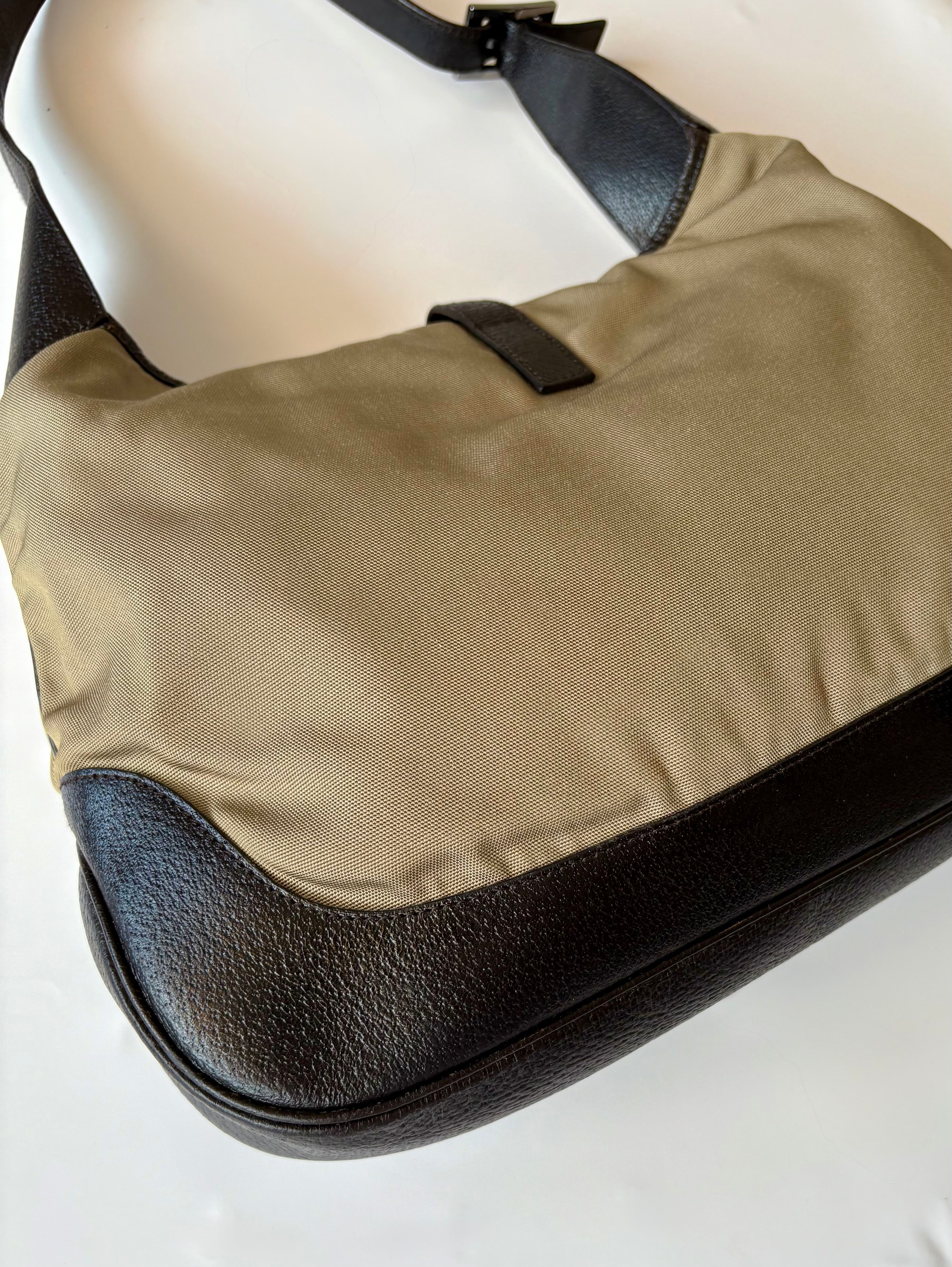 Vintage Gucci Jackie Hobo Bag in Nylon (Tom Ford Era)