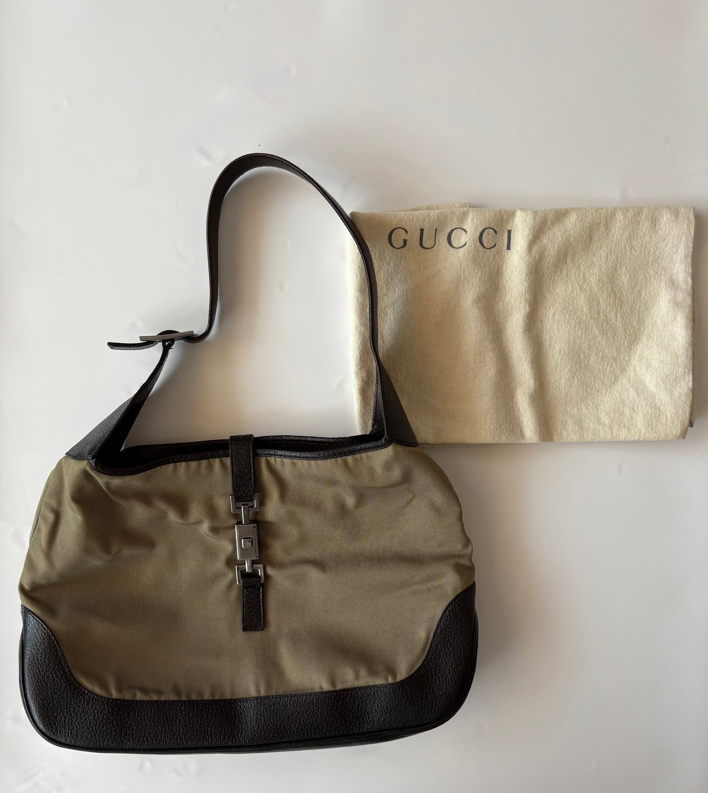 Vintage Gucci Jackie Hobo Bag in Nylon (Tom Ford Era)