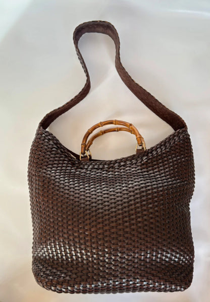 Gucci by Tom Ford SS1996 – Vintage Bamboo Bag Interaccio Leather