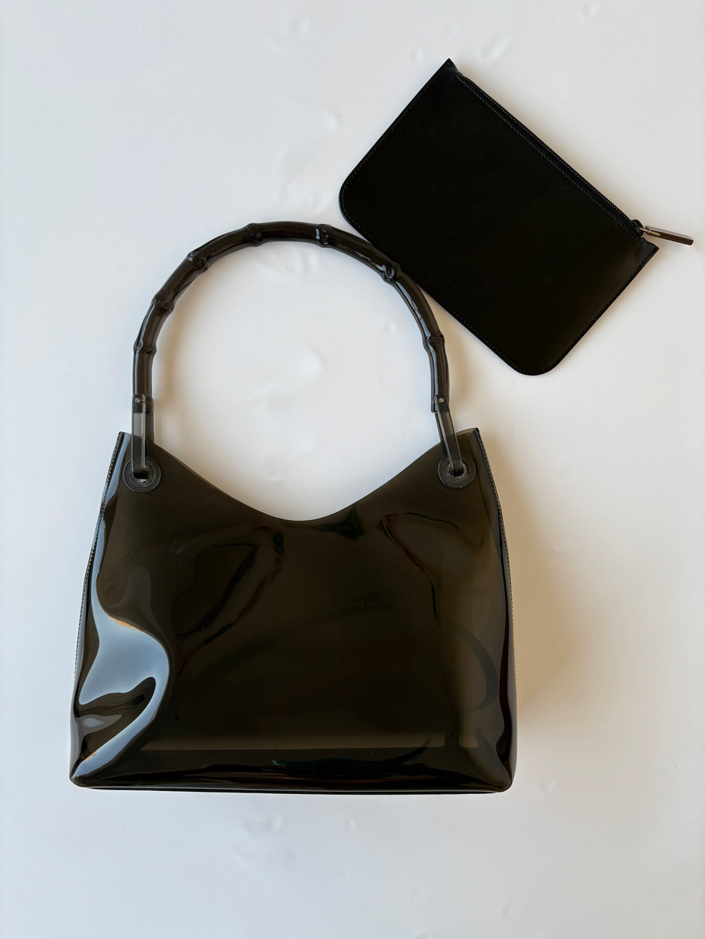 Rare Gucci Bamboo Vinyl Bag PVC (Tom Ford era)