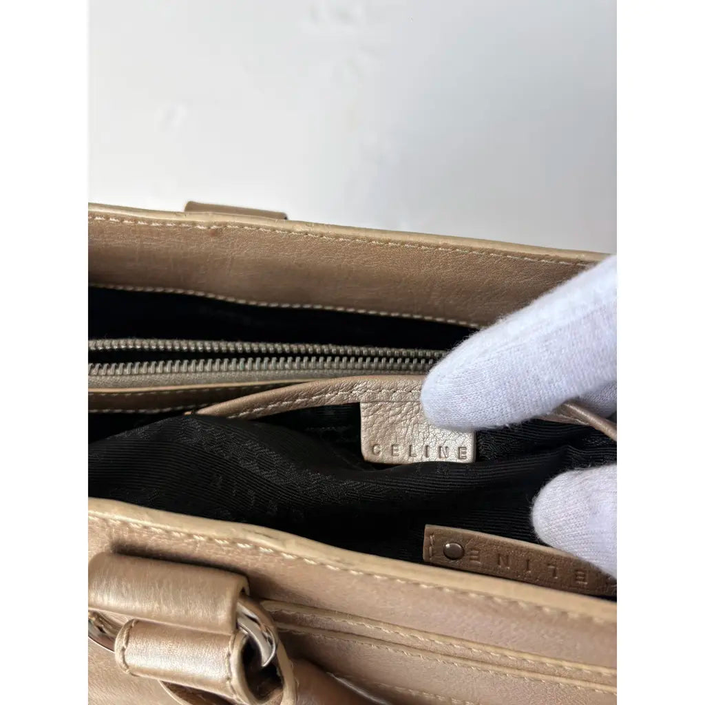 Celine Boogie Bag - Shiny Brown