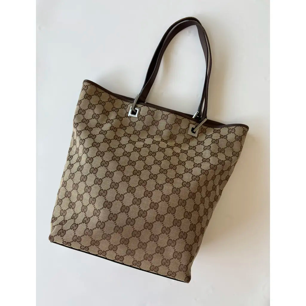 Vintage Gucci Monogram Tote Bag