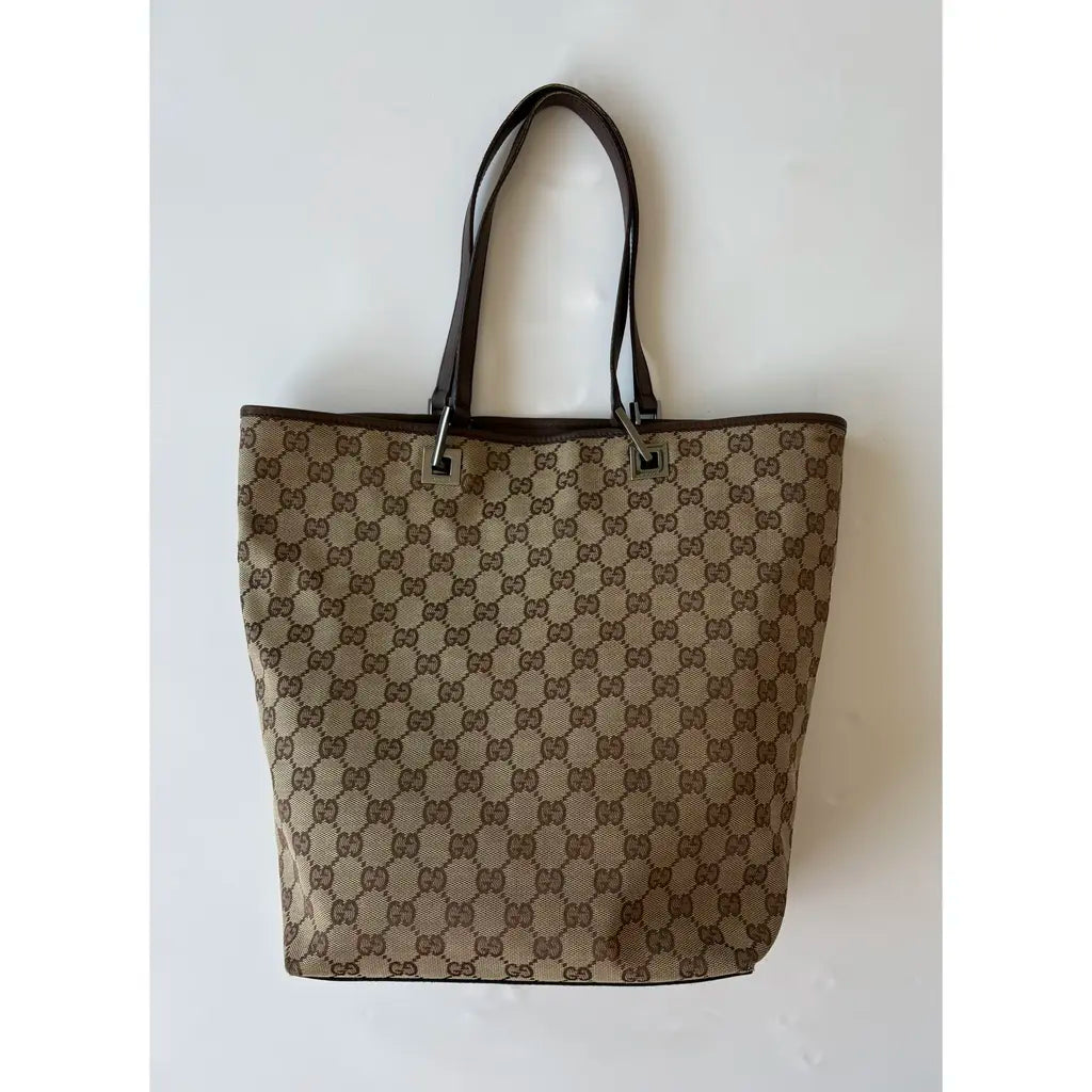 Vintage Gucci Monogram Tote Bag
