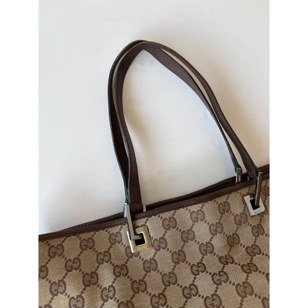 Vintage Gucci Monogram Tote Bag