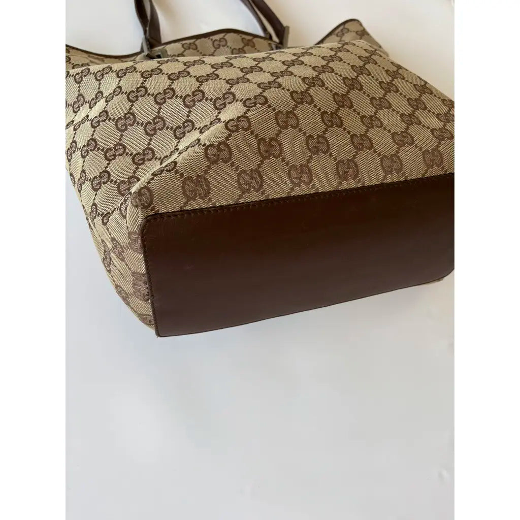 Vintage Gucci Monogram Tote Bag