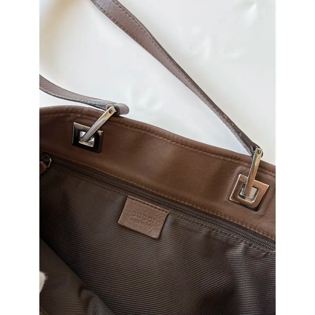 Vintage Gucci Monogram Tote Bag