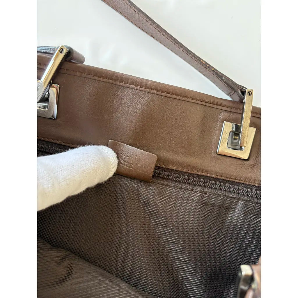 Vintage Gucci Monogram Tote Bag