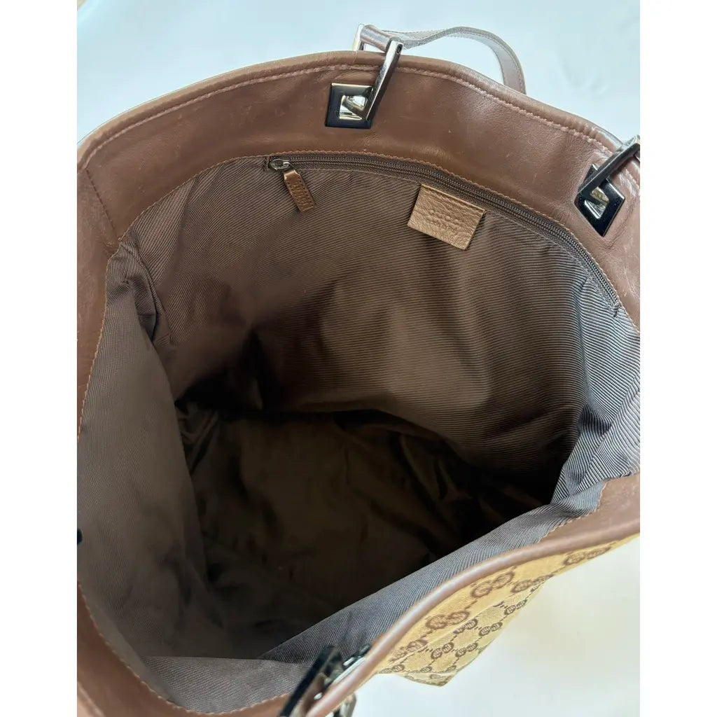 Vintage Gucci Monogram Tote Bag